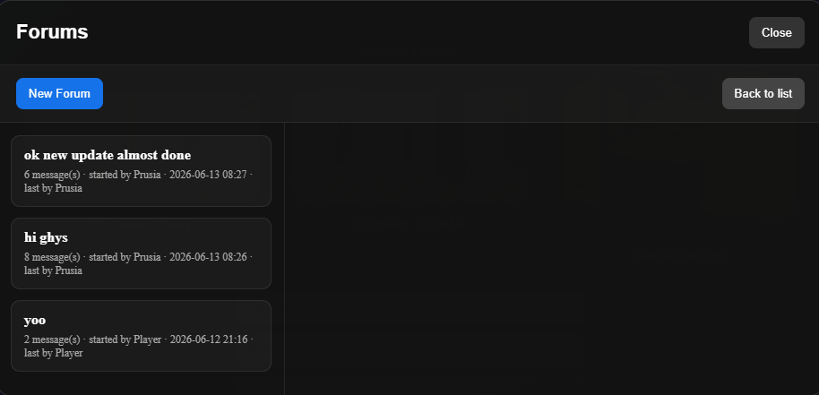 Forums